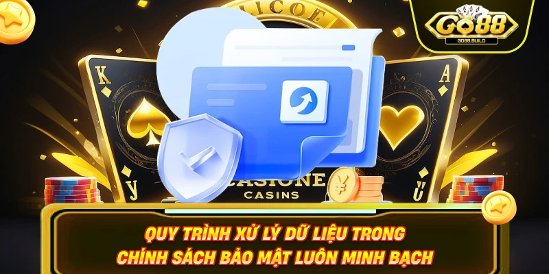 Quy trình xử lý dữ liệu trong chính sách bảo mật luôn minh bạch